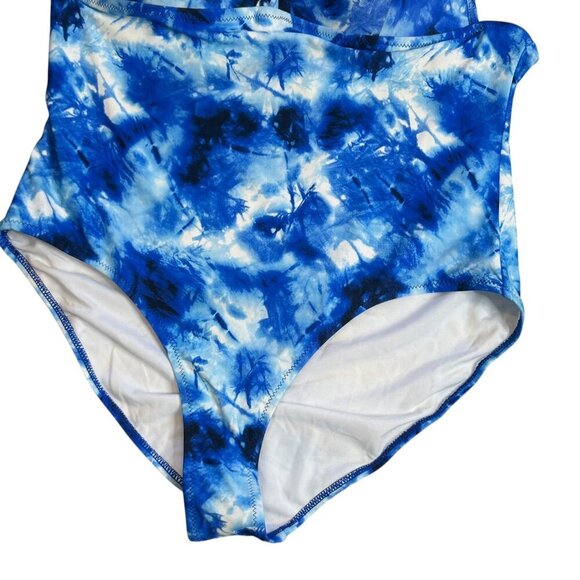 Cupse Freezing Ocean Net One Piece Swimsuit Size XXL NWT - Picture 4 of 11